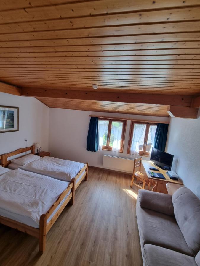 Hotel Roc Et Neige Chateau-d'Oex Esterno foto